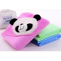 Полотенце пончо Панда, размер 80x90 см