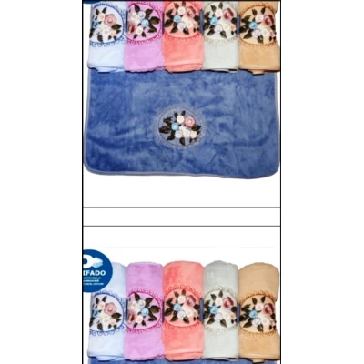 Полотенце для бани микрофибра с цветами