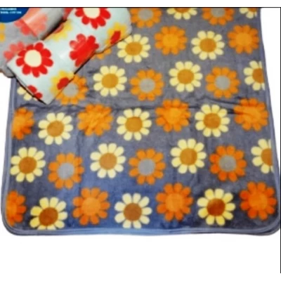 Полотенце для бани микрофибра с цветами