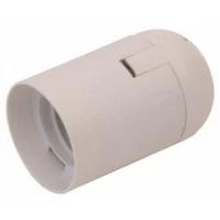 Патрон Е27 белый пластиковый подвесной YK 763