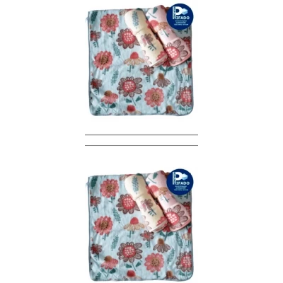 Полотенце для бани Цветочный принт