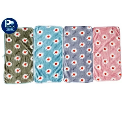 Полотенце для бани микрофибра Ромашки