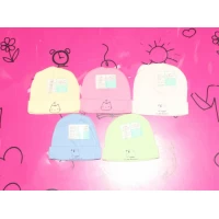 Детская шапочка Колпачек с глазками 18-35 (рибана) Размеры 18-24, Артикул: 0068