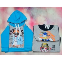 Толстовка для мальчика/девочки (двухнитка) Размеры 26-32, Артикул: 0251