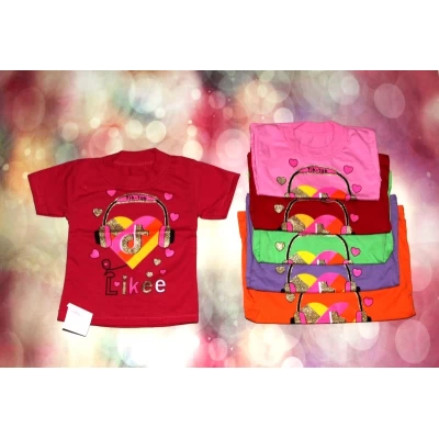 Детская футболка Лайки (кулир) Размеры 26-34, Артикул: 0491