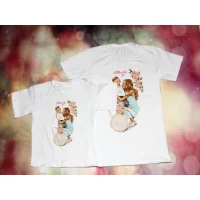 Футболка комплект Мама-сын (фулликра) Артикул: 0333