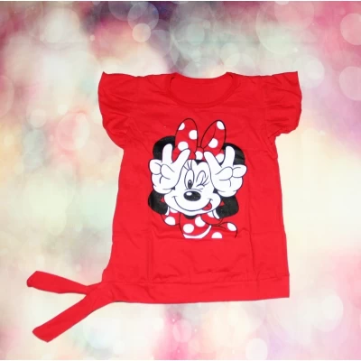 Детская туника № 51 Минни (кулир) Размеры 28-36, Артикул: 1987