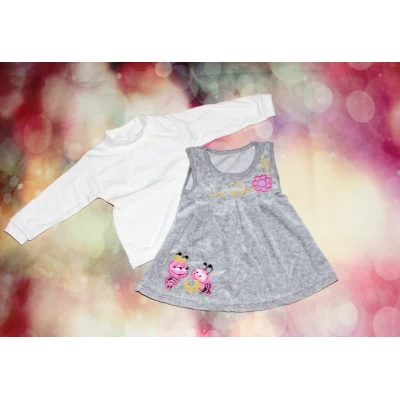 Детское платье Мурашка (интерлок, велюр) Размеры 26-30, Артикул: 1802 Детское платье Мурашка (интерлок, велюр) Размеры 26-30, Артикул: 1802