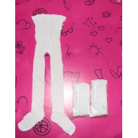 Колготки детские для девочек ажурные 521 белые Размеры 14-20, Артикул: 1268