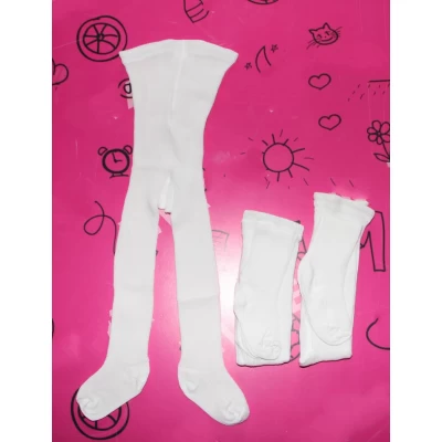 Колготки детские 511 белые Размеры 16-18, Артикул: 1274 Колготки детские 511 белые Размеры 16-18, Артикул: 1274