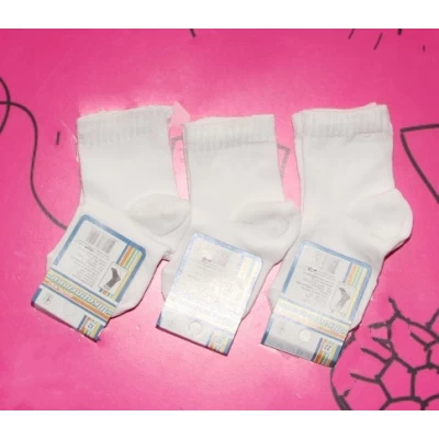 Носочки детские весна/осень белые Размеры 12-20, Артикул: 1270 Носочки детские весна/осень белые Размеры 12-20, Артикул: 1270