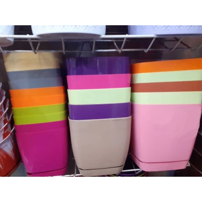 Горшок для цветов "Тоскания" 1,7л квадратный 15см Горшок для цветов "Тоскания" 1,7л квадратный 15см