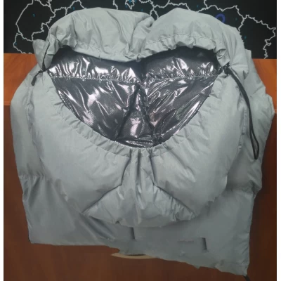 Спальный мешок на пуху Серый