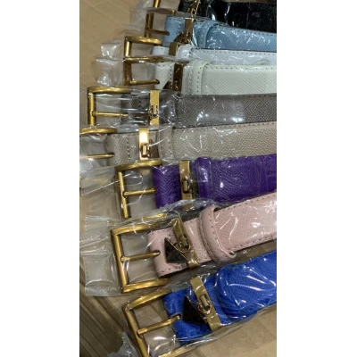 Ремень женский Prada кожа 3 см