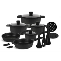 Набор Кухонной Посуды Edenberg EB-5645 17 Предметов-Литой Алюминий