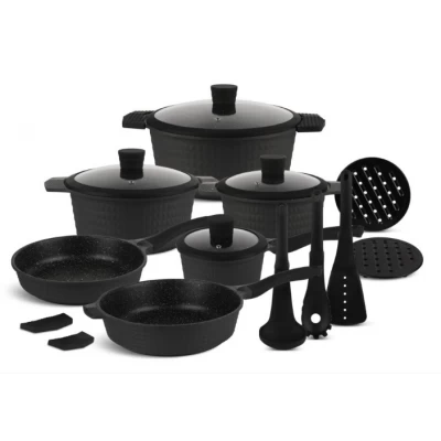 Набор Кухонной Посуды Edenberg EB-564517 Предметов-Литой Алюминий