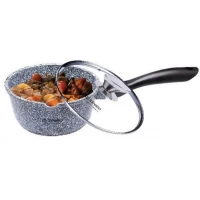 Ковш с крышкой гранит 16 см Edenberg EB-8043 - 1.3л