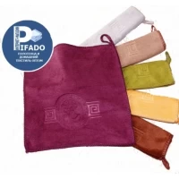 Полотенце для рук 25x25см микрофибра, в ассортименте