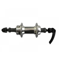 Втулка алюминиевая задняя под эксцентрик на промподшипнике ( V-Brake) Silver 36H