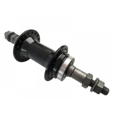 Втулка алюминиевая задняя на промподшипнике ( V-Brake) Black 36H