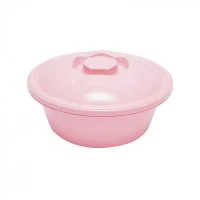 КРУГЛАЯ ЦВЕТНАЯ МИСКА С КРЫШКОЙ (V 14 Л)