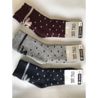 Носки STYLE LUXE шерсть с махрой 36-40. Цвет : ассорти