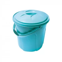 ЦВЕТНОЕ ВЕДРО С КРЫШКОЙ (V 15 Л)