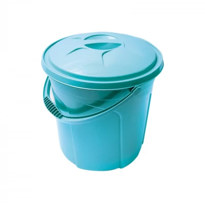 ЦВЕТНОЕ ВЕДРО С КРЫШКОЙ (V 15 Л)