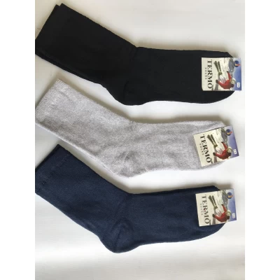 Носки Термо махра мужская 42-45 . Цвет : ассорти ( без надписей )