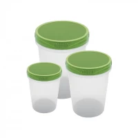 Набор круглых глубоких контейнеров 3 шт (500, 1000, 1500 мл)