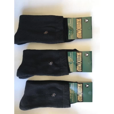 Носки Житомир ликра махра мужская 42-45 . Цвет : чёрный