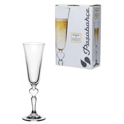 Набор Бокалов для шампанского 190 мл (ROMANCE) Pasabahce Турция (2шт в наборе)