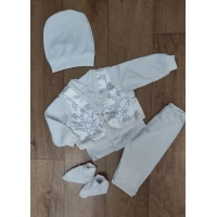 Костюм крестильный интерлок Разм 20-22-24