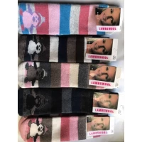 Носки KARDESHLER шерсть с махрой женские ( пингвины ) 36-42 Турция