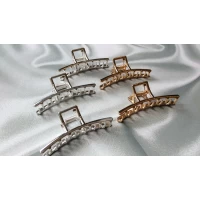 Краб металл, золото и серебро, 7,5 см