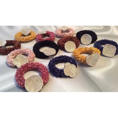 Резинка велюр с бошью