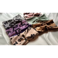 Повязка султанка велюр, двухсторонняя