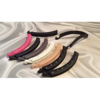 Заколка банан, каучук, 12 см Заколка банан, каучук, 12 см