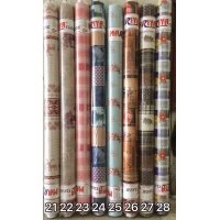 Клеенка в рулоне Китай Mariya Белый 25 м 