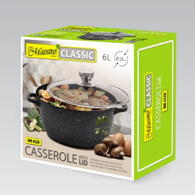 Кастрюля с крышкой Maestro MR-4228 на 6л