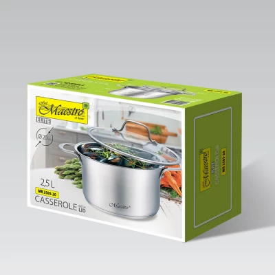 Кастрюля с крышкой Maestro MR-3505-20 на 2,5л