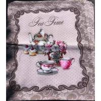 Полотенце Кухня вафельное лен 40/60, в ассортименте	