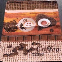 Полотенце Кухня вафельное лен 40/60, в ассортименте	