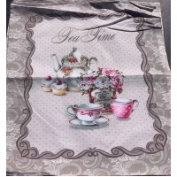 Полотенце Кухня вафельное лен 40/60, в ассортименте	