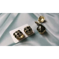 Серьги двухсторонние