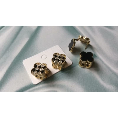 Серьги двухсторонние, бренд