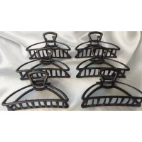 Краб металл, чёрный матовый, 7,5 см