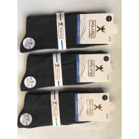 Носки MILANO ликра хлопок мужские бесшовные 40-45. Цвет : чёрный Турция 