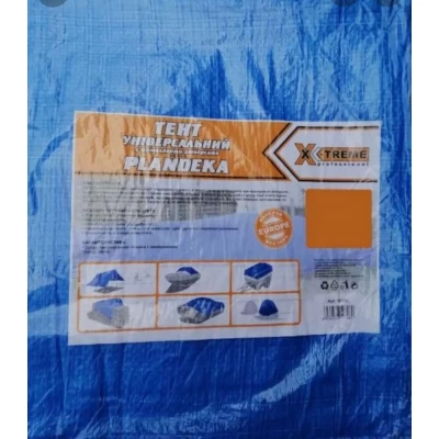 Тент синий 60гр/м2 12x18м
