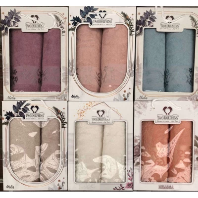 Набор полотенец Two Dolphins 2-ка Турция Набор полотенец Two Dolphins 2-ка Турция